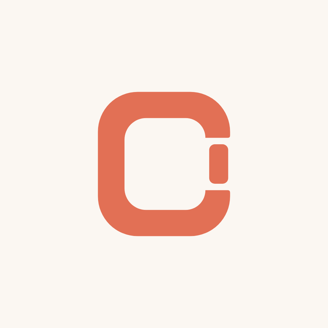 Orange on cream